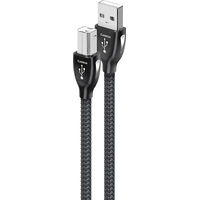 AudioQuest - Carbon 4.9' USB A/B Cable - Black/Gray
