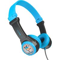 JLab Audio - JBuddies Folding Wired On-Ear Headphones - Blue/Gray