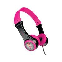 JLab Audio - JBuddies Folding Wired On-Ear Headphones - Black/Pink