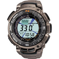 Casio - Men's Pathfinder Triple Sensor Multifunction Sport Watch - Titanium