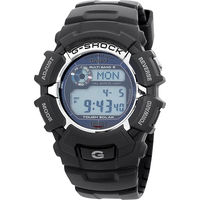 Casio - Men's G-Shock Solar Atomic Digital Sports Watch - Black