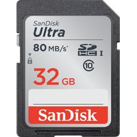 SanDisk - Ultra PLUS 32GB SDHC UHS-I Memory Card