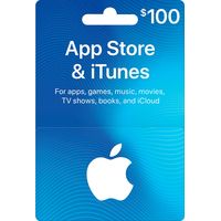 Apple - $100 App Store & iTunes Gift Card
