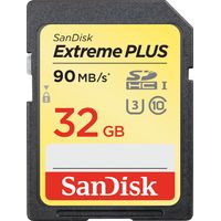 SanDisk - Extreme PLUS 32GB SDHC UHS-I Memory Card
