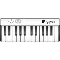 IK Multimedia - iRig Keys MINI 25-key MIDI controller - White/Black