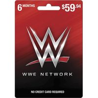 WWE - 6-Months Subscription Prepaid Card
