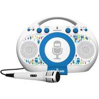 Singing Machine - Tabeoke Portable Bluetooth Karaoke System - White