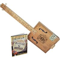 Hinkler - Electric Blues 3-String Cigar Box Electric Guitar