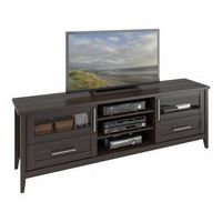 CorLiving - TV Stand for Most Flat-Panel TVs Up to 80