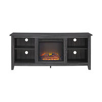 Walker Edison - Fireplace Storage TV Stand for Most TVs Up to 65