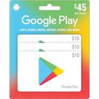 Google Play - $15 Gift Cards (3-Pack)