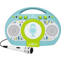 Singing Machine - Tabeoke Portable Bluetooth Karaoke System - Blue/Green