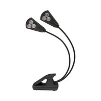 UltraBrite - Dual Head 6-LED ClipAnywhere Musiclight - Black
