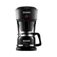 BUNN - Speed Brew 10-Cup Coffee Maker - Black/Stainless Steel Accent
