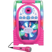 Singing Machine - Portable CD+G Karaoke System - Pink