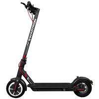 Swagtron - Swagger 5 Foldable Electric Scooter w/11 mi Max Operating Range & 18 mph max Speed - Black