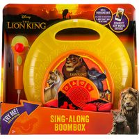 eKids - Disney The Lion King Sing-Along Boombox Portable Karaoke System - Yellow/Orange