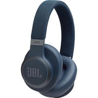 JBL - LIVE 650BTNC Wireless Noise Cancelling Over-The-Ear Headphones - Blue