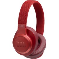 JBL - LIVE 500BT Wireless Over-The-Ear Headphones - Red