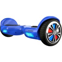 Swagtron - T882 Electric Self-Balancing Scooter w/4.8 mi Max Operating Range & 6.8 mph Max Speed - Blue