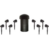 Sonance - Garden Series 8.1-Ch. Outdoor Speaker System (8-Pack) - Dark Brown/Black