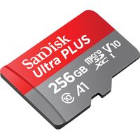 SanDisk - Ultra Plus 256GB microSDXC UHS-I Memory Card