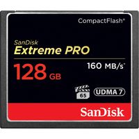 SanDisk - Extreme 128GB CompactFlash (CF) Memory Card