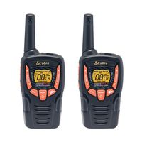 Cobra - MicroTALK 23-Mile, 22-Channel FRS/GMRS 2-Way Radios (Pair) - Red/Black