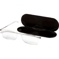 ThinOptics - Brooklyn 2.5 Strength Glasses with Milano Case - Clear