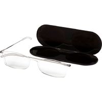 ThinOptics - Brooklyn 1.5 Strength Glasses with Milano Case - Clear
