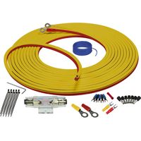 Stinger - 4GA Marine Amplifier Installation Kit - Yellow/Red