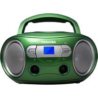 Toshiba - CD/CD-R/CD-RW Boombox with AM/FM Radio - Green