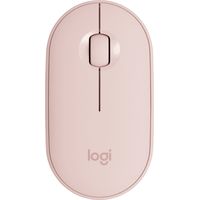 Logitech - Pebble M350 Bluetooth Optical Mouse - Rose