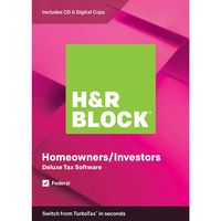 H&R Block - Deluxe Tax Software - Mac|Windows