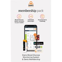Dario - Blood Glucose Monitoring System for Android - Black/Orange