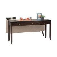 Simpli Home - Cosmopolitan Rectangular Contemporary Wood 3-Drawer Sofa Table - Coffee Brown