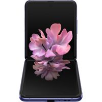 Samsung - Galaxy Z Flip with 256GB Memory Cell Phone (Unlocked) - Mirror Purple