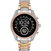 Michael Kors - Gen 5 Bradshaw Smartwatch 44mm Stainless Steel - Tri-Tone Pavé With Stainless Steel Band