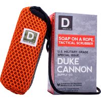 Duke Cannon - Soap On A Rope Tactical Scrubber - Orange/Green