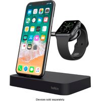 Belkin - Valet Charging Dock for iPhone and Apple Watch - Black