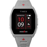 Timex - IRONMAN R300 GPS Sport Watch + Heart Rate - Silver-Tone