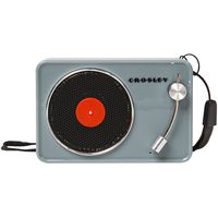 Crosley - Mini Turntable Portable Speaker - Blue