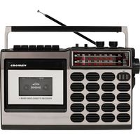 Crosley - Cassette Player with AM/FM Radio - Silver