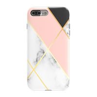 ArtsCase - StrongFit Case for Apple® iPhone® 7 Plus and 8 Plus - White/Pink/Black