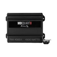 MB Quart - Formula 1000W Class D Digital Mono Amplifier with Variable Low-Pass Crossover - Black