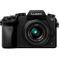 Panasonic - LUMIX G7 Mirrorless 4K Photo Digital Camera Body with 14-140mm f3.5-5.6 II Lens - Black