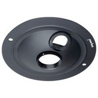 Round Ceiling Plate for Most Peerless-AV Projector Mounts - Black