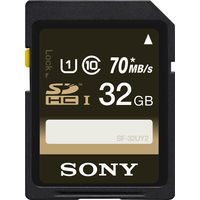 Sony - SF-UY2 Series 32GB SDHC UHS-I Memory Card