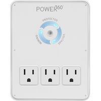 Panamax - Power 360 6-Outlet Wall Tap Charging Station - White