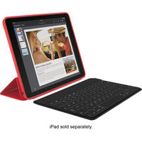 Logitech - Keys-To-Go Portable Keyboard for Apple® iPad® Air 2 - Black